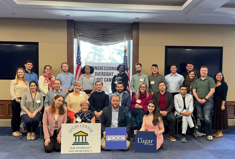 Levin Center 16th Congressional Boot Camp group photo