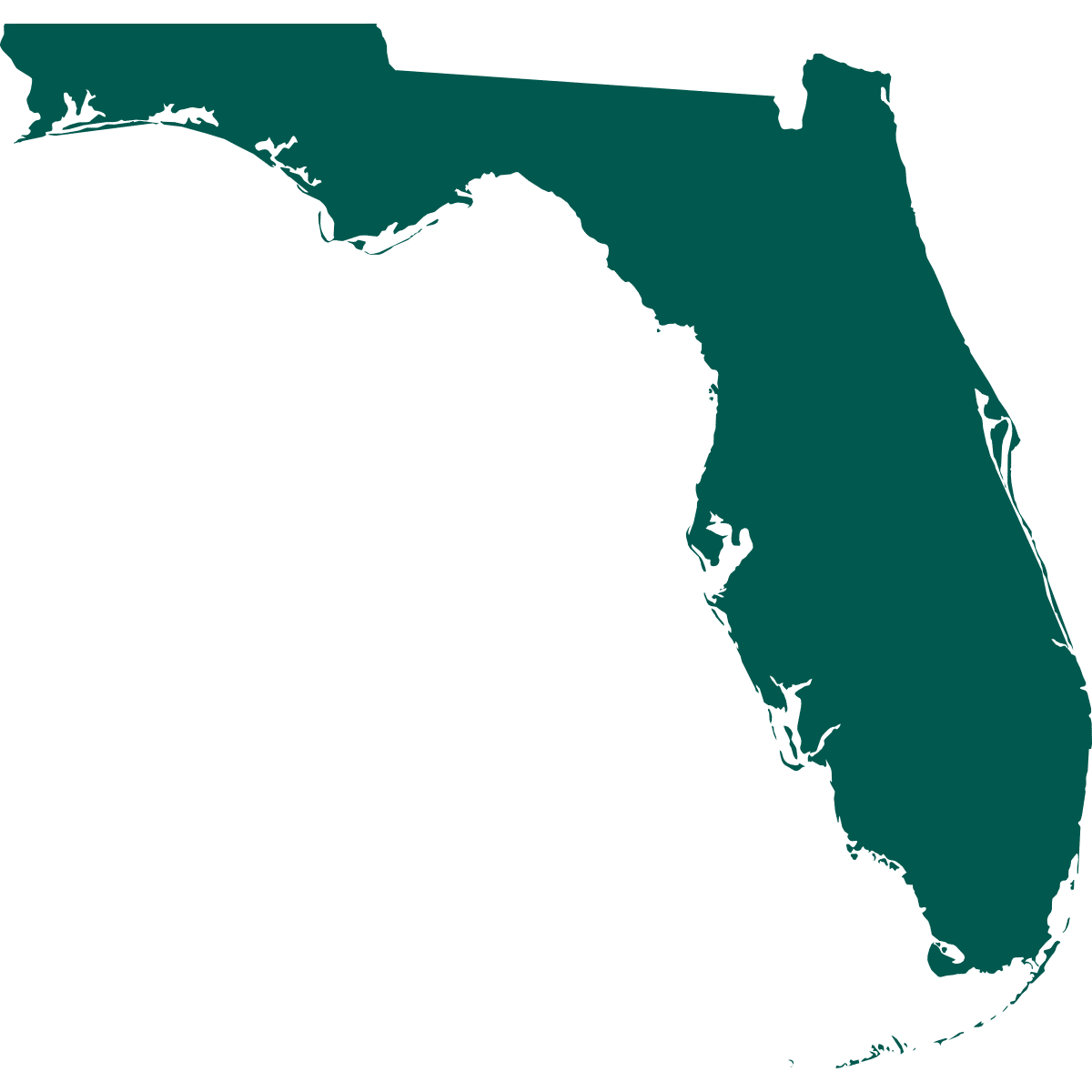 Outline of the state of Florida