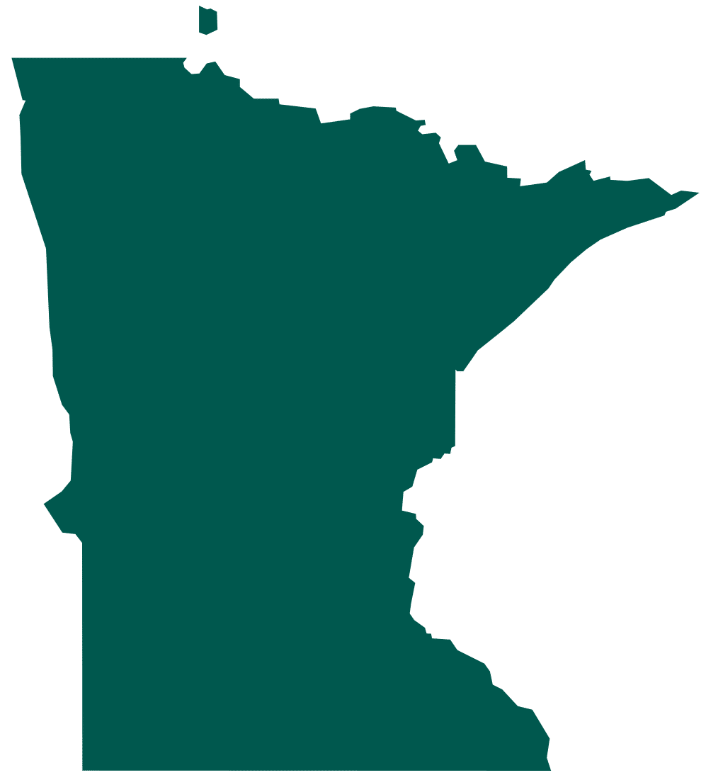 Outline of the state of Minnesota