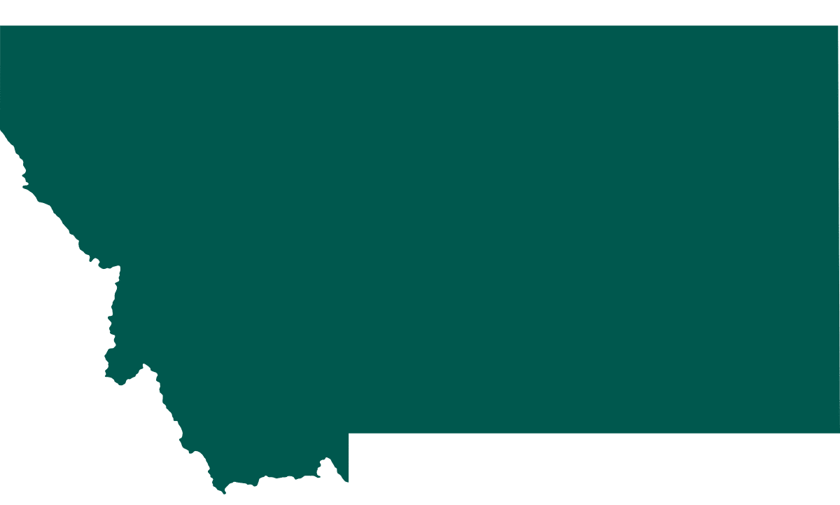 Outline of state of Montana