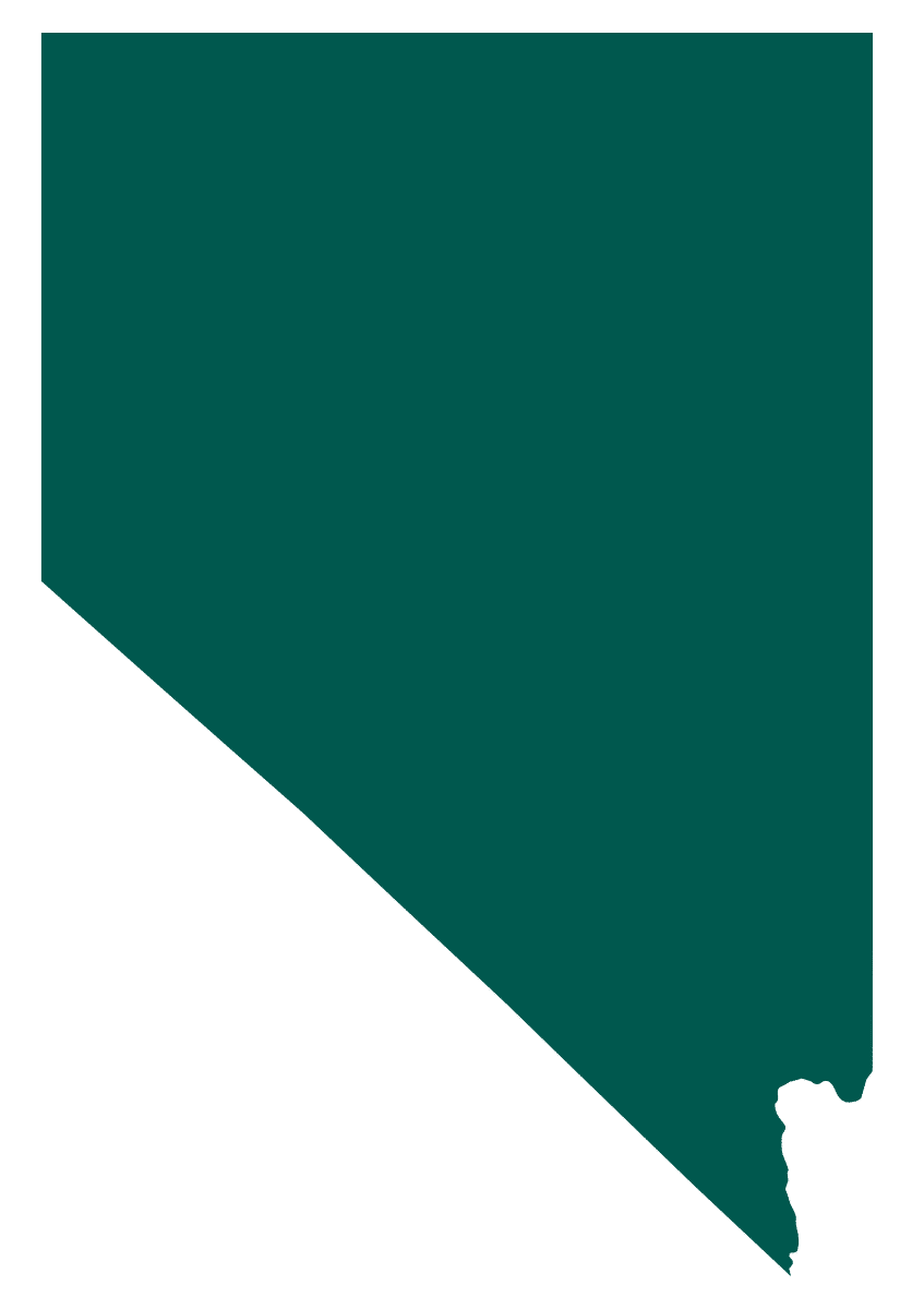 Outline of state of Nevada