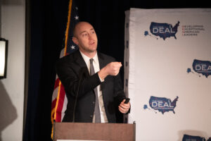 Ben Eikey giving a State Oversight Academy Presentation